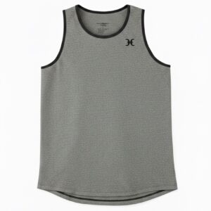 TANK TOP PLOMO OJO CORTE ES RECTO LA FOTO ESTA CURVA