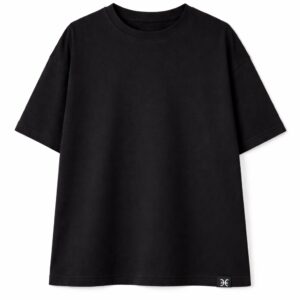 CAMISETA OVERSIZE NEGRO H